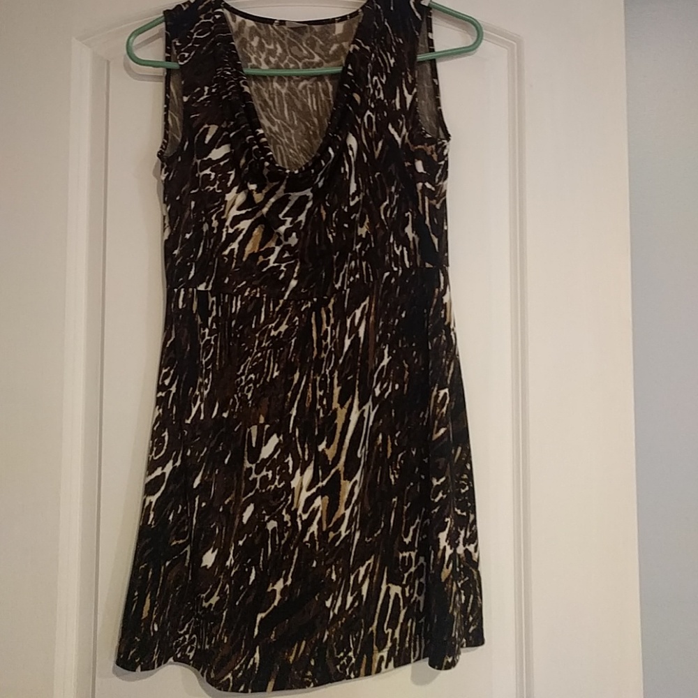 Jockey p2p animal print tunic